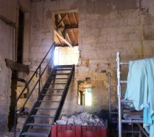 Accès temporaire à l'étage