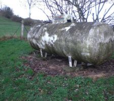 Cuve qui est partie, propane c'est trop cher