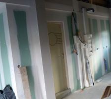 Garage en court de finition