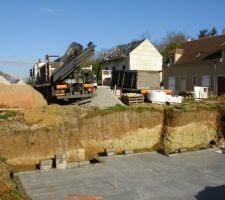 Chez Alex,livraison des materiaux.