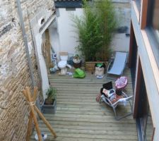 Et la vue depuis les wc de l'etage