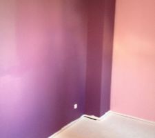 Peinture chambre de notre fille