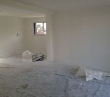Peinture blanche finies