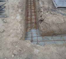 Coulage des fondations