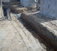 Coulage des fondations