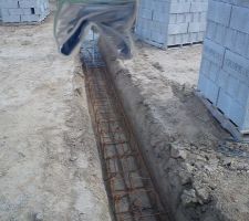 Coulage des fondations