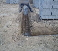 Coulage des fondations