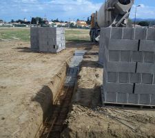 Coulage des fondations