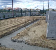Coulage des fondations