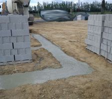 Coulage des fondations