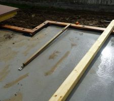 Préparation pour montage ossature