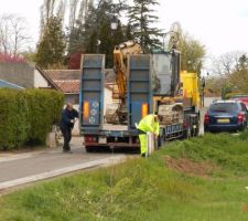 Livraison du tractopelle