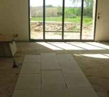 Dallage pierre pour le rez-de-chauss&eacute;e