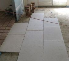 Dallage pierre pour le rez-de-chauss&eacute;e