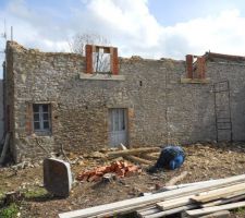 Vue sur la partie arrière du batiment