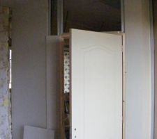 Porte chambre , vue interieur