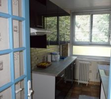 AVANT - Cuisine vue depuis Salon