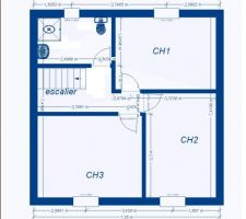 Plan étage modifié