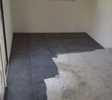 Ccarrelage dans piece a vivre se sera fini cette semaine