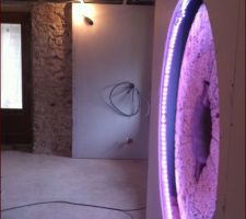Test du bandeau a LED pour mettre en valeur la meule