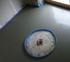 Chape de propretée du salon