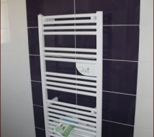 Le chauffage de la SDB, qui tranche bien