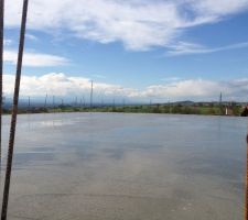 Dalle de l'étage coulée !!!!