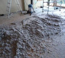 Perte de ouate lors de l'insufflation du plafond