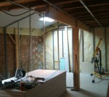 Pose plafond et cloison