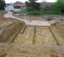 Tranchée pour fondation