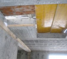 Photo de la tremis d'escalier du rez supérieur pour recevroir notre futur escalier en béton hélicoidale