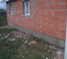 Enduit soubassement . A suivre