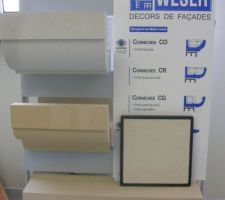 Corniches (choix retenu : corniches du bas profil doucine)