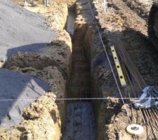 Ouverture des fouilles, ferraillage et fondations