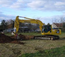 D&eacute;capage terrain   cr&eacute;ation de l entr&eacute;e