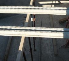 Double poutre pr&eacute;contrainte pour le garrage