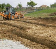 Terrassement en cours