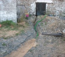 Tranch&eacute;e internet et eau