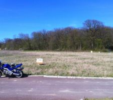 Visite du terrain avec le soleil