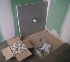 Douche à l'italienne