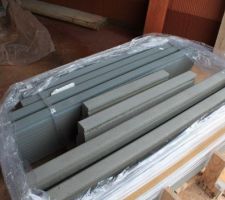 Livraison du appuis de fenêtre et seuil.