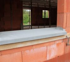 Appuis de fenêtre posé