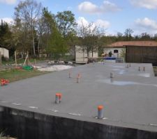 Vue de la dalle. L'impression d'avoir vu trop petit est très forte. Il parait que c'est normal...!!! J'espère vraiment.