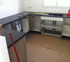 Cuisine en cours de montage