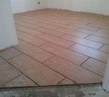 Carrelage chambre imitation parquet