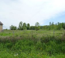 Voil&agrave; notre terrain avant construction...