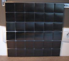 CUISINE - Mosa&iuml;que inox noir