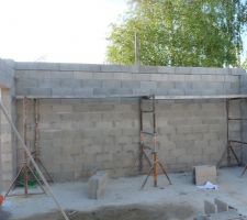 &Eacute;l&eacute;vation du second pignon du garage
