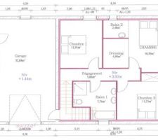 Plans d'étage de notre maison