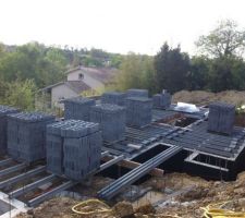 Pr&eacute;paration de la dalle